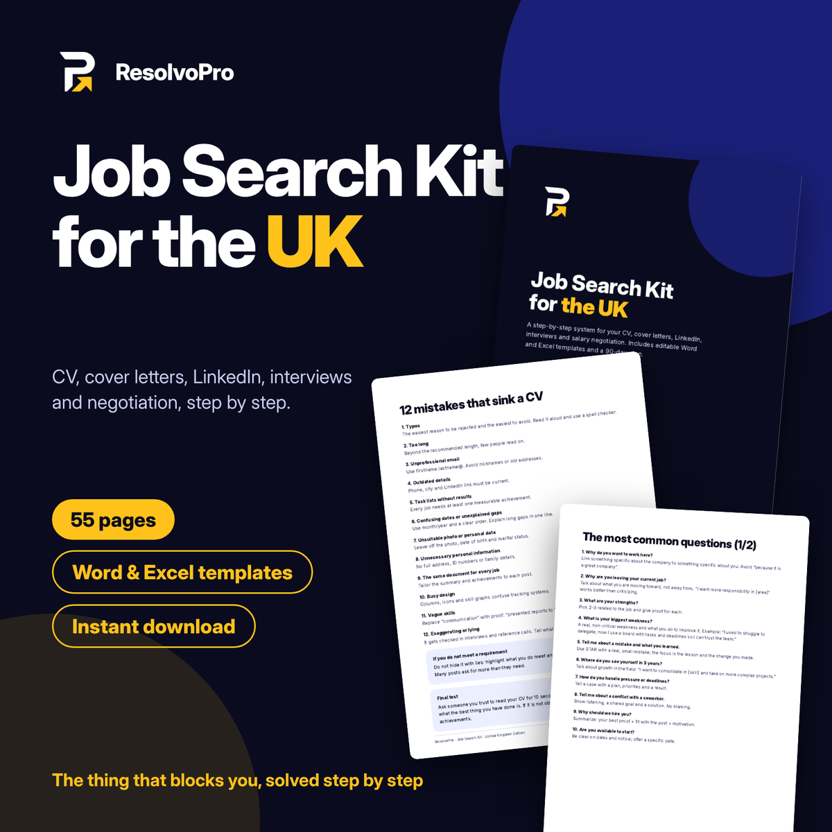 Kit de empleo · Job Search Kit (elige tu país / choose your country)